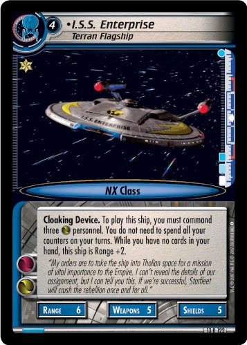 I.S.S. Enterprise, Terran Flagship