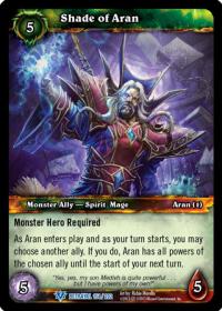 warcraft tcg betrayal of the guardian shade of aran