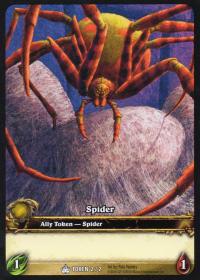 warcraft tcg tokens spider