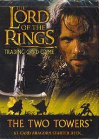 lotr tcg lotr decks the two towers starter deck aragorn