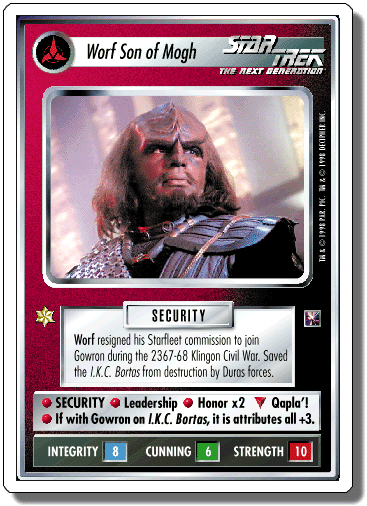 Worf, Son of Mogh