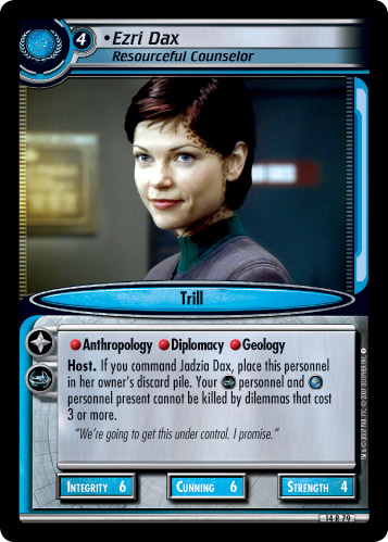 Ezri Dax, Resourceful Counselor