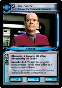 star trek 2e what you leave behind the doctor emergency command holo