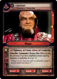 star trek 2e what you leave behind gorkon visionary chancellor