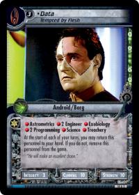 star trek 2e what you leave behind data tempted by flesh foil