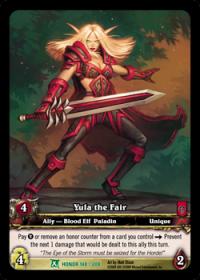 warcraft tcg extended art yula the fair ea