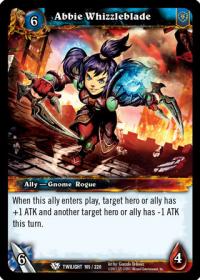 warcraft tcg twilight of the dragons abbie whizzleblade