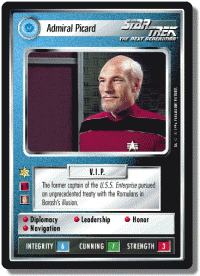 star trek 1e 1e promotional premium admiral picard