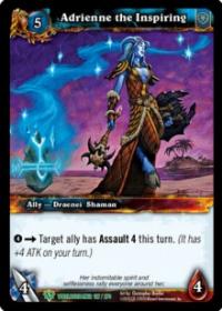 warcraft tcg worldbreaker adrienne the inspiring