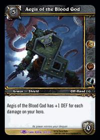 warcraft tcg the dark portal aegis of the blood god