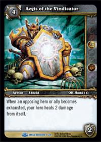 warcraft tcg magtheridons lair aegis of the vindicator