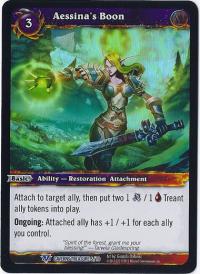 warcraft tcg caverns of time aessina s boon