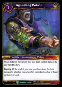 warcraft tcg war of the elements agonizing poison