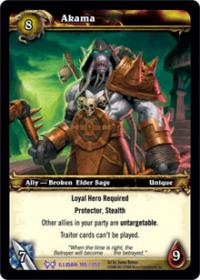 warcraft tcg the hunt for illidan akama