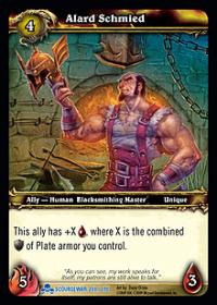 warcraft tcg scourgewar alard schmied