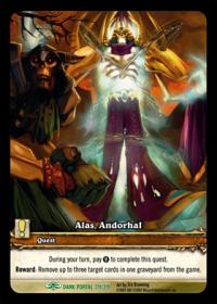 warcraft tcg extended art alas andorhal ea