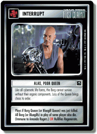 star trek 1e reflections 1 alas poor queen foil