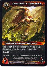 warcraft tcg worldbreaker foreign alexstrasza the life binder french