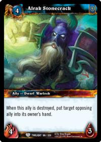 warcraft tcg twilight of the dragons alrak stonecrack