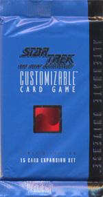 star trek 1e star trek 1e sealed product alternate universe booster pack