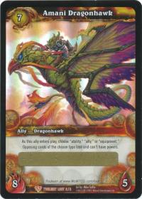 warcraft tcg loot cards amani dragonhawk loot