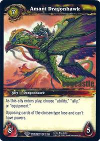 warcraft tcg twilight of the dragons amani dragonhawk