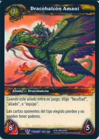warcraft tcg twilight of dragons foreign amani dragonhawk spanish
