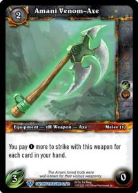 warcraft tcg caverns of time amani venom axe