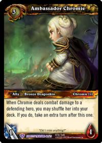 warcraft tcg battle of aspects ambassador chromie