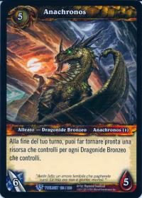 warcraft tcg twilight of dragons foreign anachronos italian