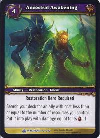 warcraft tcg wrathgate ancestral awakening