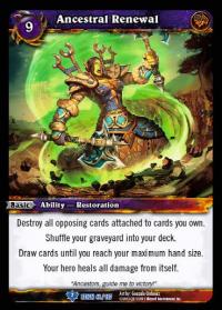 warcraft tcg reign of fire ancestral renewal