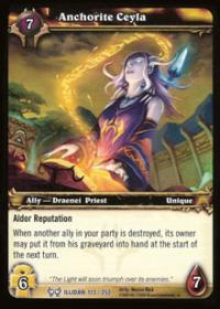 warcraft tcg the hunt for illidan anchorite ceyla