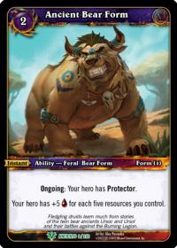 warcraft tcg war of the ancients ancient bear form