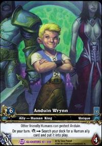 warcraft tcg extended art anduin wrynn ea