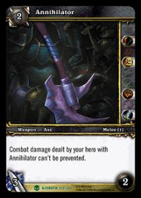 warcraft tcg archives annihilator foil