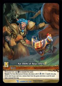 warcraft tcg extended art an oox of your own ea