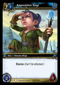 warcraft tcg archives apprentice teep foil