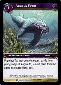 warcraft tcg drums of war aquatic form