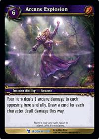 warcraft tcg march of legion arcane explosion