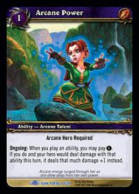 warcraft tcg the dark portal arcane power