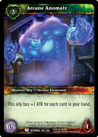 warcraft tcg betrayal of the guardian arcane anomaly