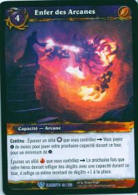 warcraft tcg war of the elements french arcane inferno french