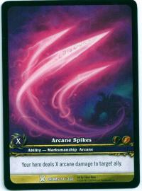 warcraft tcg extended art arcane spikes ea