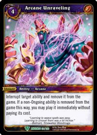 warcraft tcg war of the ancients arcane unraveling