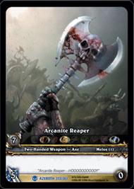 warcraft tcg extended art arcanite reaper ea