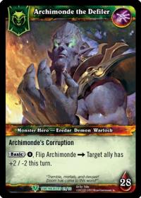 warcraft tcg war of the ancients archimonde the defiler standard
