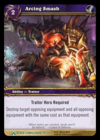 warcraft tcg black temple arcing smash