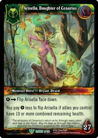 warcraft tcg crown of the heavens arisella daughter of cenarius