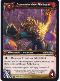 warcraft tcg wrathgate armored blue wind rider german